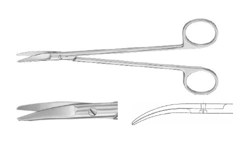 ТОННІС НОЖИЦІ ДЕЛ. ВИГНУТІ 180MM